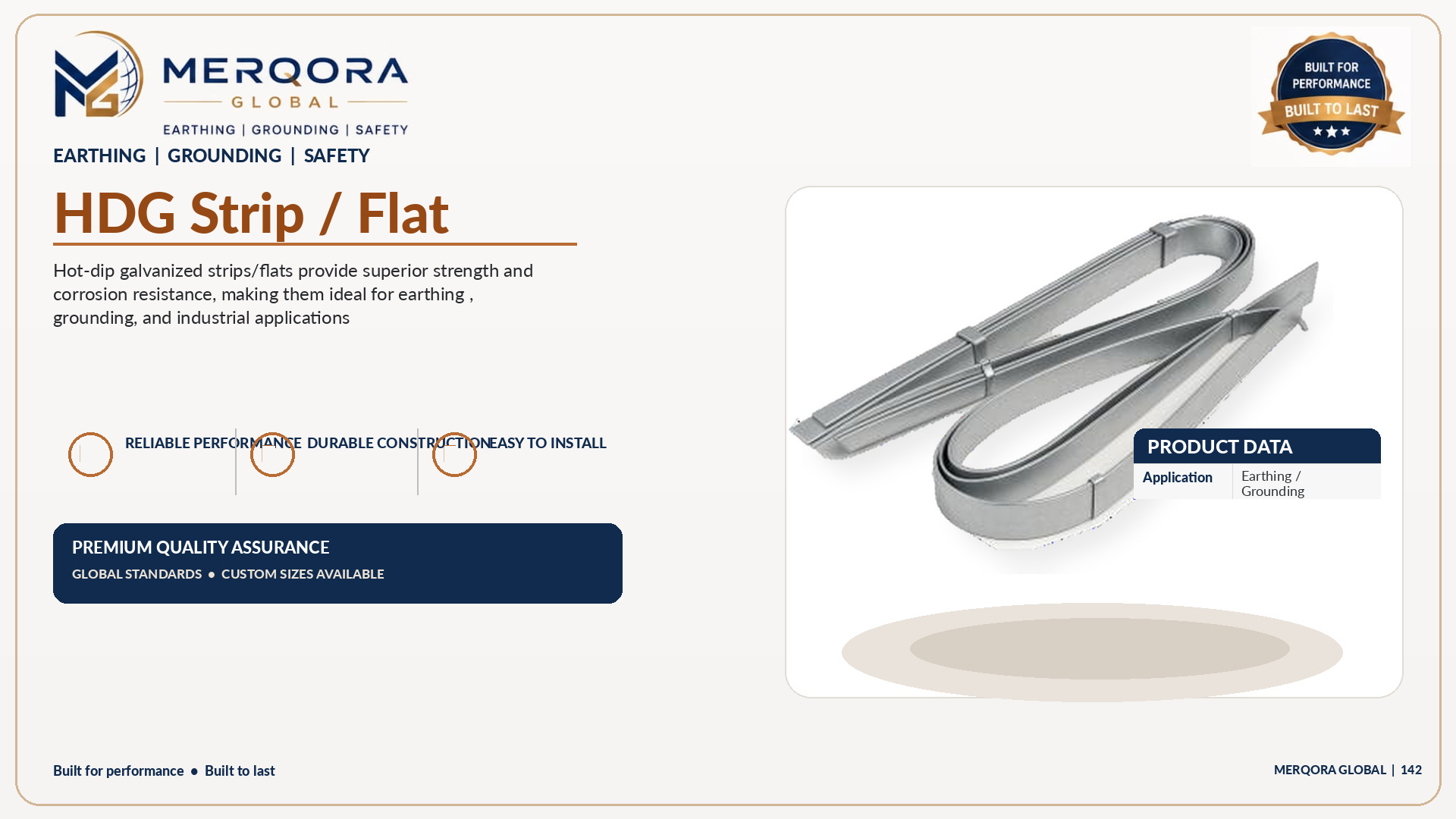 HDG Grounding Strips and Flats - High performance hdg grounding strips and flats engineered for industrial applications.