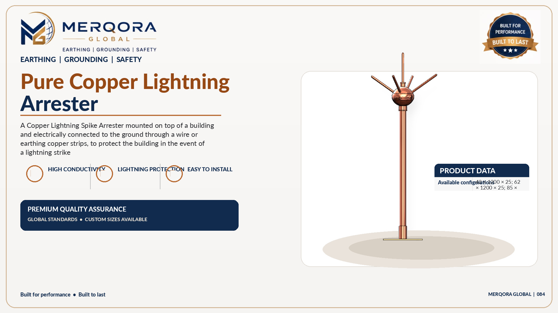 Pure Copper Lightning Arresters - High performance pure copper lightning arresters engineered for industrial applications.