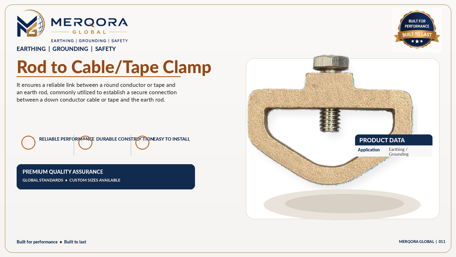 Rod to Cable and Cable to Tape Clamps - High performance rod to cable and cable to tape clamps engineered for industrial applications.