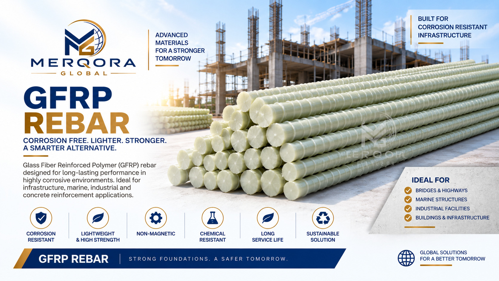 GFRP Rebar - High performance gfrp rebar engineered for industrial applications.