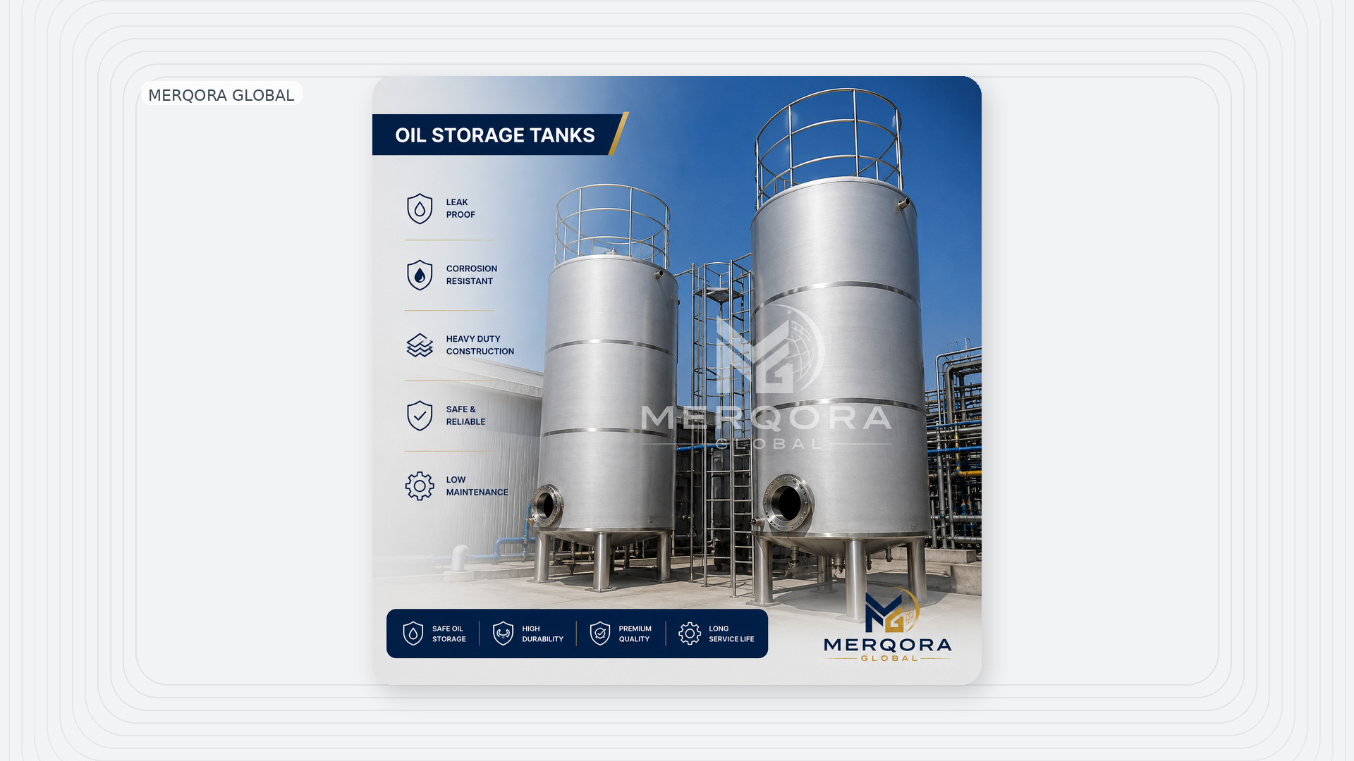 Oil Storage Tanks - High performance oil storage tanks engineered for industrial applications.
