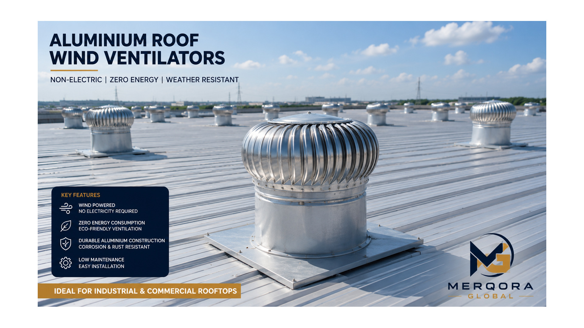 Aluminum Wind Ventilators - High performance aluminum wind ventilators engineered for industrial applications.
