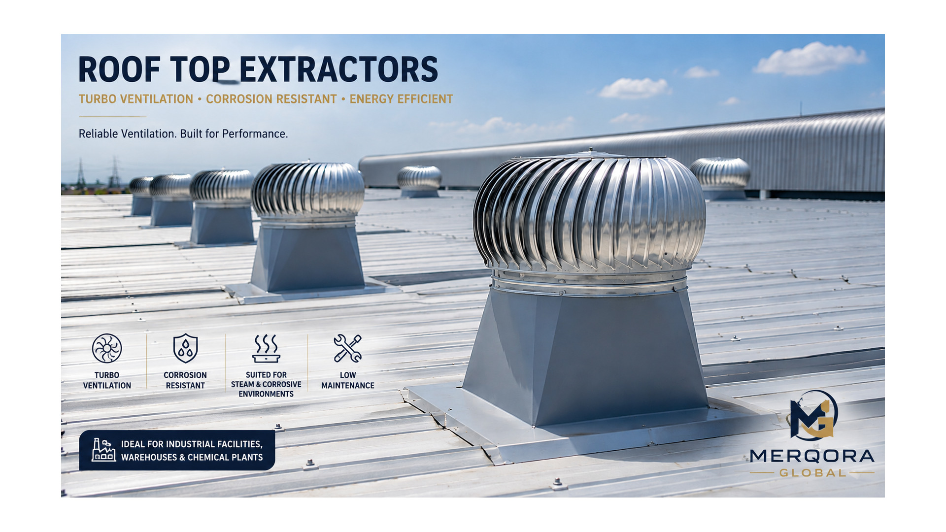 Roof Extractors - High performance roof extractors engineered for industrial applications.