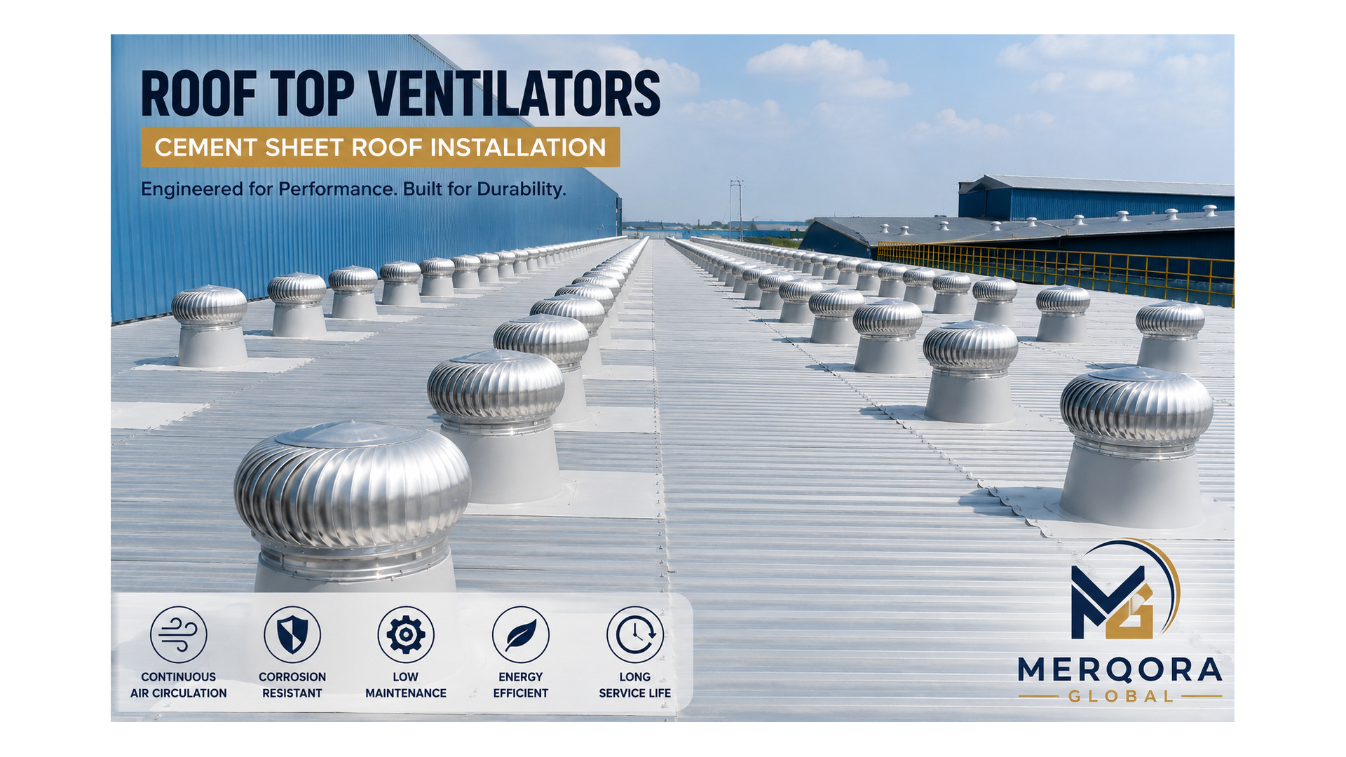 Roof Top Ventilators - High performance roof top ventilators engineered for industrial applications.